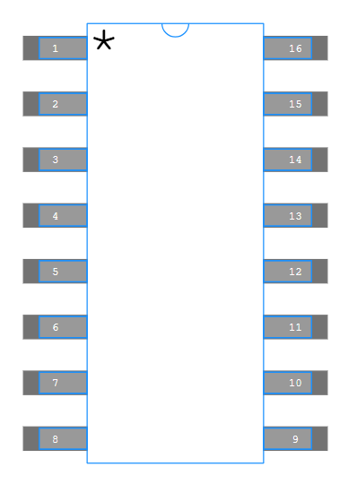 max232 smd footprint